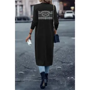 BTG Rhinestone long duster cardigan Fast shipping