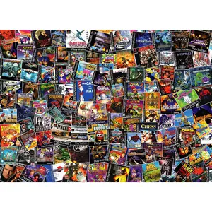 PlayStation Video Game Box Collage 1000-Piece Jigsaw Puzzle