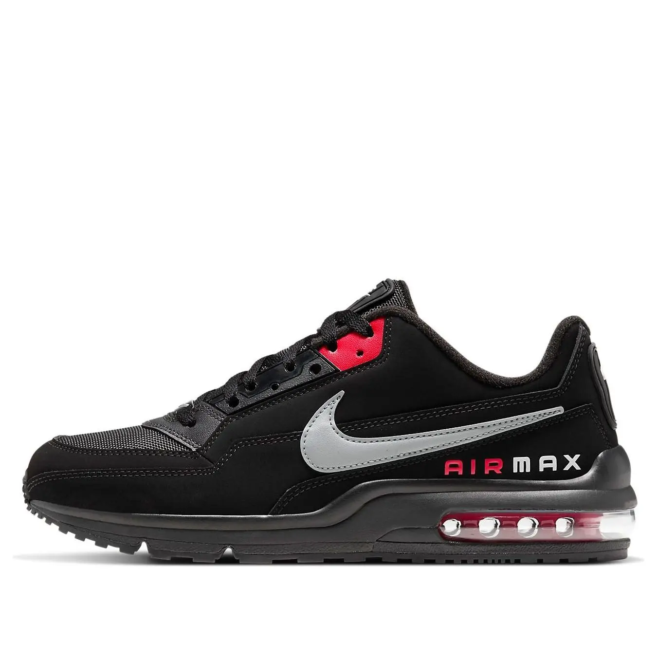 Men's Nike Air Max LTD 3 'Black Smoke Grey' (University Red accents) - CW2649-001 Running Sneaker Sports Trainer