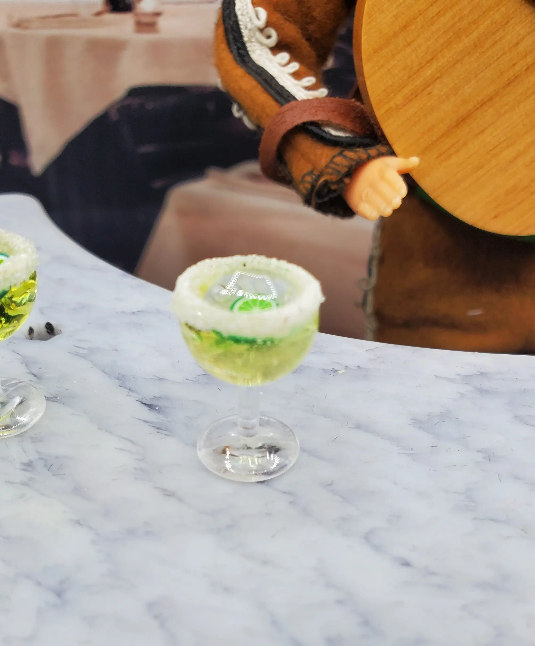 1:6 Scale Mexican Margarita - Miniature Drink for Barbie & Fashion Dolls