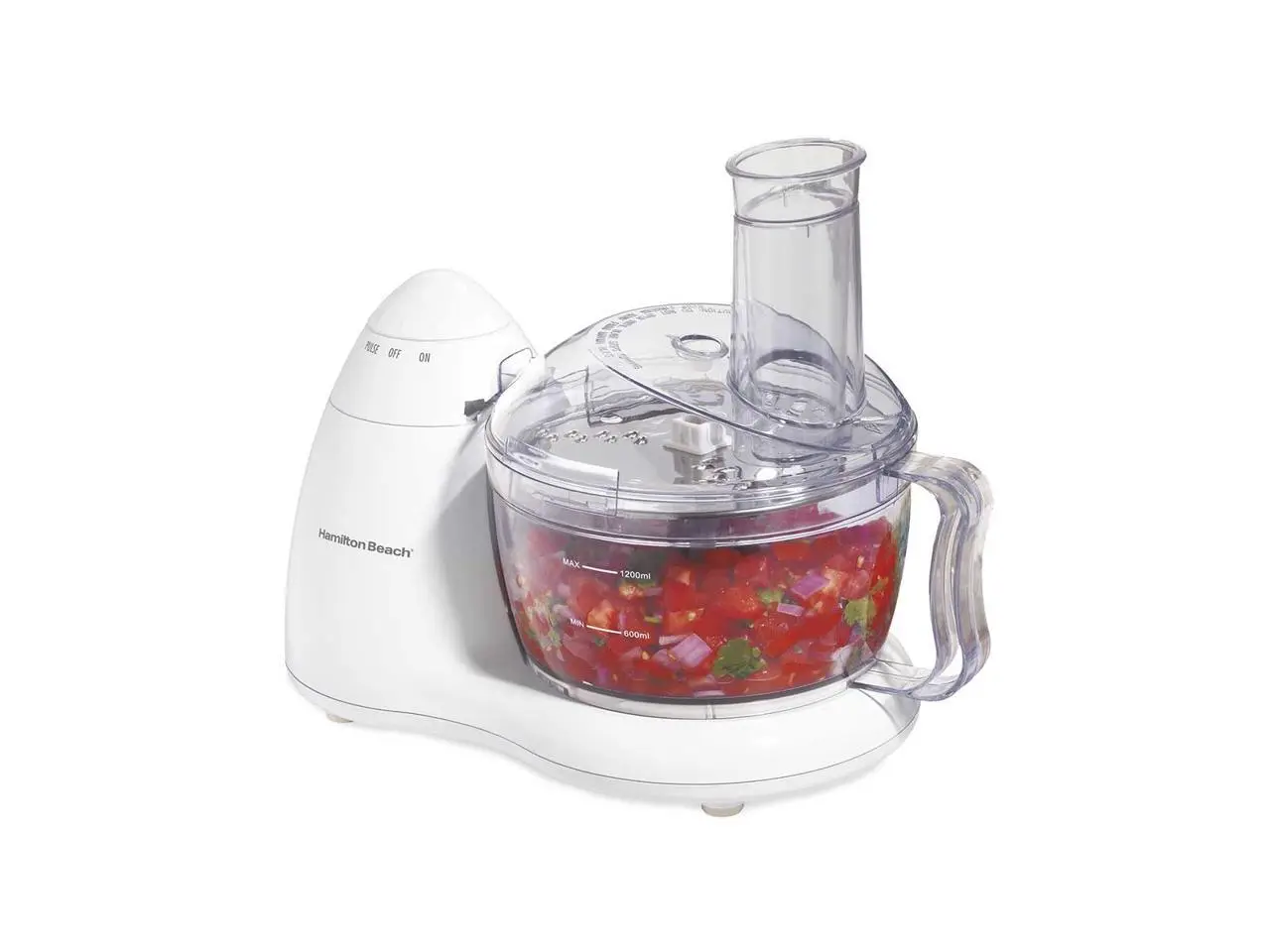 Hamilton Beach 8-Cup Food Processor with 2 Speeds plus Pulse, White (MODEL: 70450) Hamilton Beach 8-Cup Food Processor with 2 Speeds plus Pulse, White (MODEL: 70450)