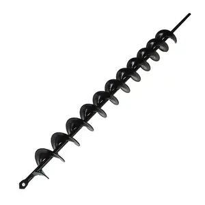 Auger Drill Bit For Garden Plant Flower Rapid Planter Spiral 1Pc 2"x24" Tool Accessories