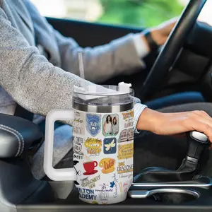 Gilmore Girls Tumbler 40oz, Stars Hollow Tumbler, Coffee Tumbler, Luke’S Diner Tumbler Gift, Gift for Gilmore Fan, Insulated Drinkware, Gilmore Girls Luke's Dinner Drink Cup 40oz