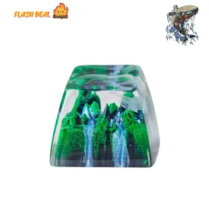 Mystery Forest Keycap Set, Artisan Landscape Keycap for MX Cherry Mechanical Keyboards, Ideal Gift for Him, Birthday Gift, Custom Mechanical Keyboard