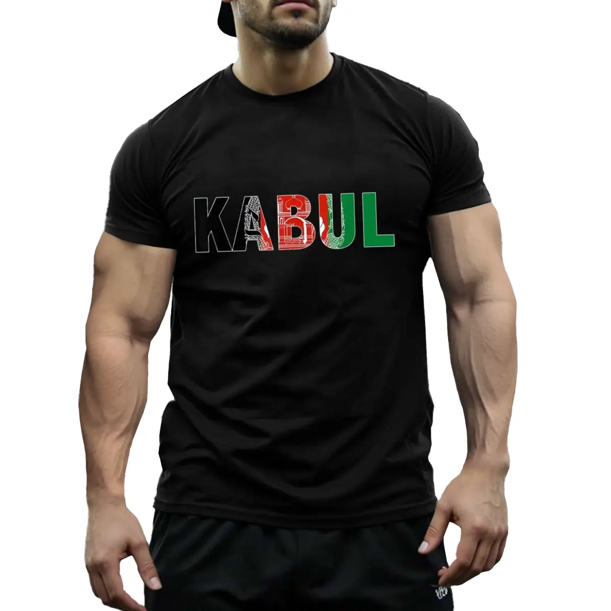 heavyweight UNISEX T Shirts Size S-3XL 100% Cotton Kabul with Afghanistan Flag Patriotic and Proud Afghans T-Shirt MEN WOMEN