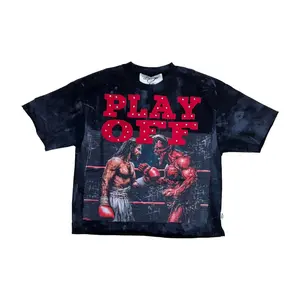 WH-T1495 - Play Off with Rhinestones Cropped Top T-Shirt