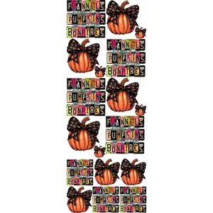 Flannels, Pumpkins, & Bonfires PREMADE GANGSHEET  - 22X60