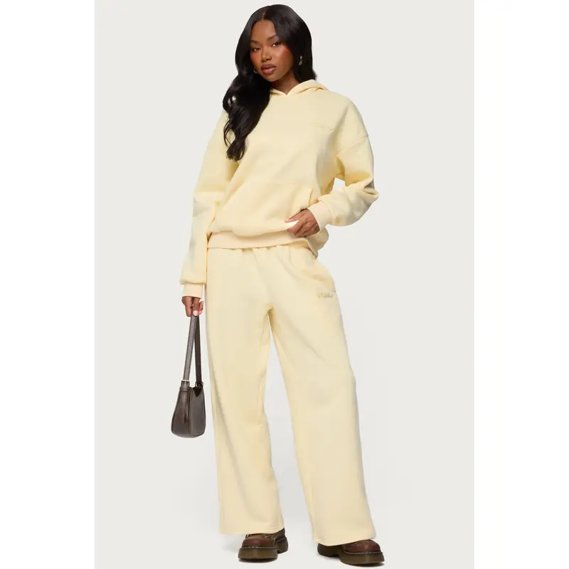 Basic Girl Wide Leg Edikted Sweatpants