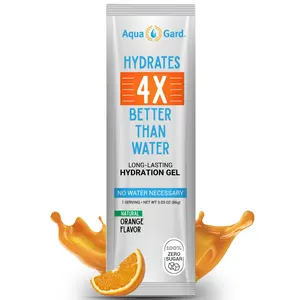 Aqua-Gard Marathon Hydration Gel (3 Pack) – Zero Sugar Running Gels for Runners & Cyclists – Instant Hydration Packets – No Water Needed Energy Gel – Gifts for Runners