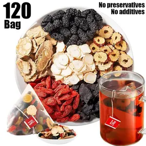 120 Bags Turmeric Kidney Tea Formula, Father's Day Ginseng Six Treasures Tea Organic Kidney Cleanse Tea, Traditional Kidney Cleansing Tea for Men & Women Natural Beverage