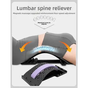 Waist relaxer, waist stretcher, back massager, waist support board, spinal correction exercise equipment