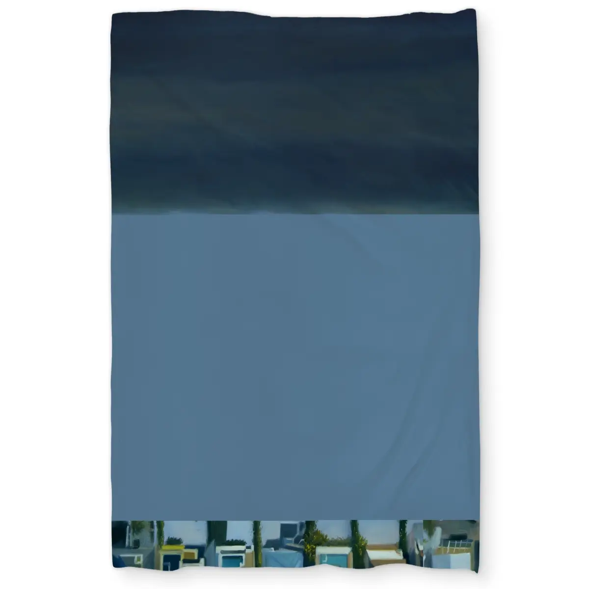 360 Stand Twin Size Extra Long Microfiber Duvet Cover Set - Bedroom Bedding Set with Beach Scene, Ocean Vibe, Birds Eye View Hyperrealist Print, Washable Decorative Home Covers, Decorative Duvet Cover