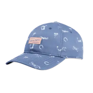 Callaway Golf Roses Relaxed Retro Hat in Pewter/Pink | Size: Adjustable