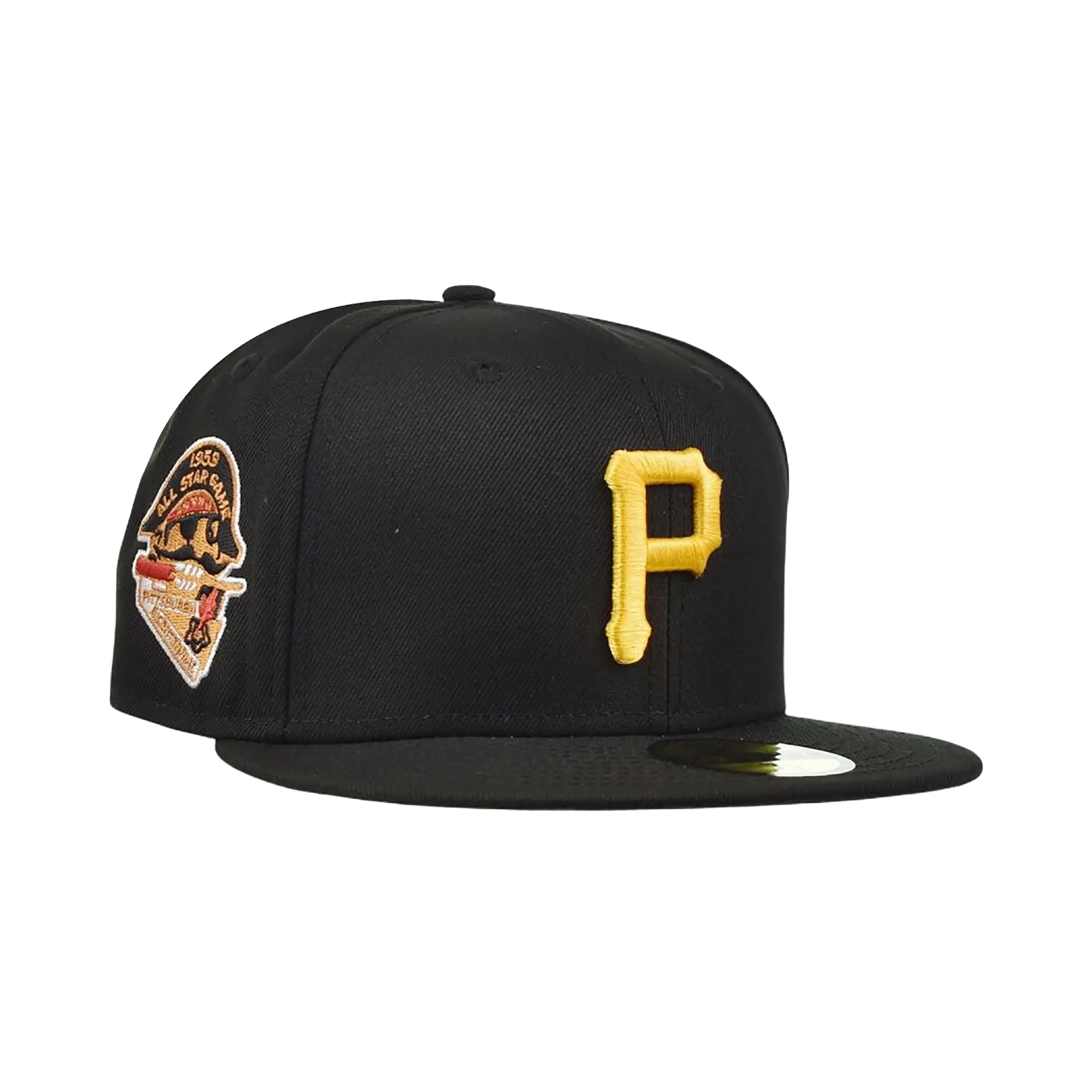 59Fifty Pittsburgh Pirates 1959 All Star Game Fitted Cap "Black / Yellow" 60399404