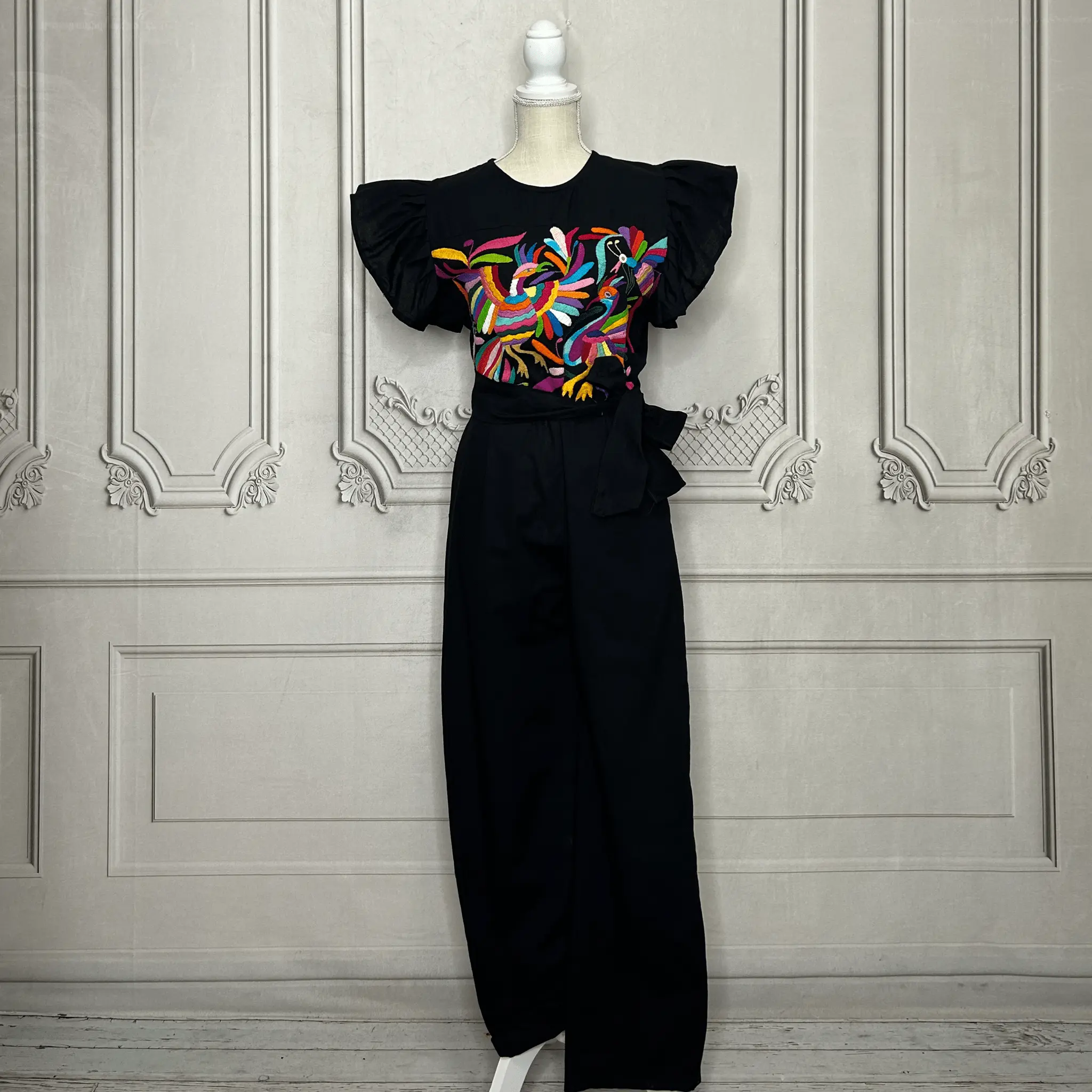 Mexican Embroidered Otomi Jumpsuit - TikTok Shop