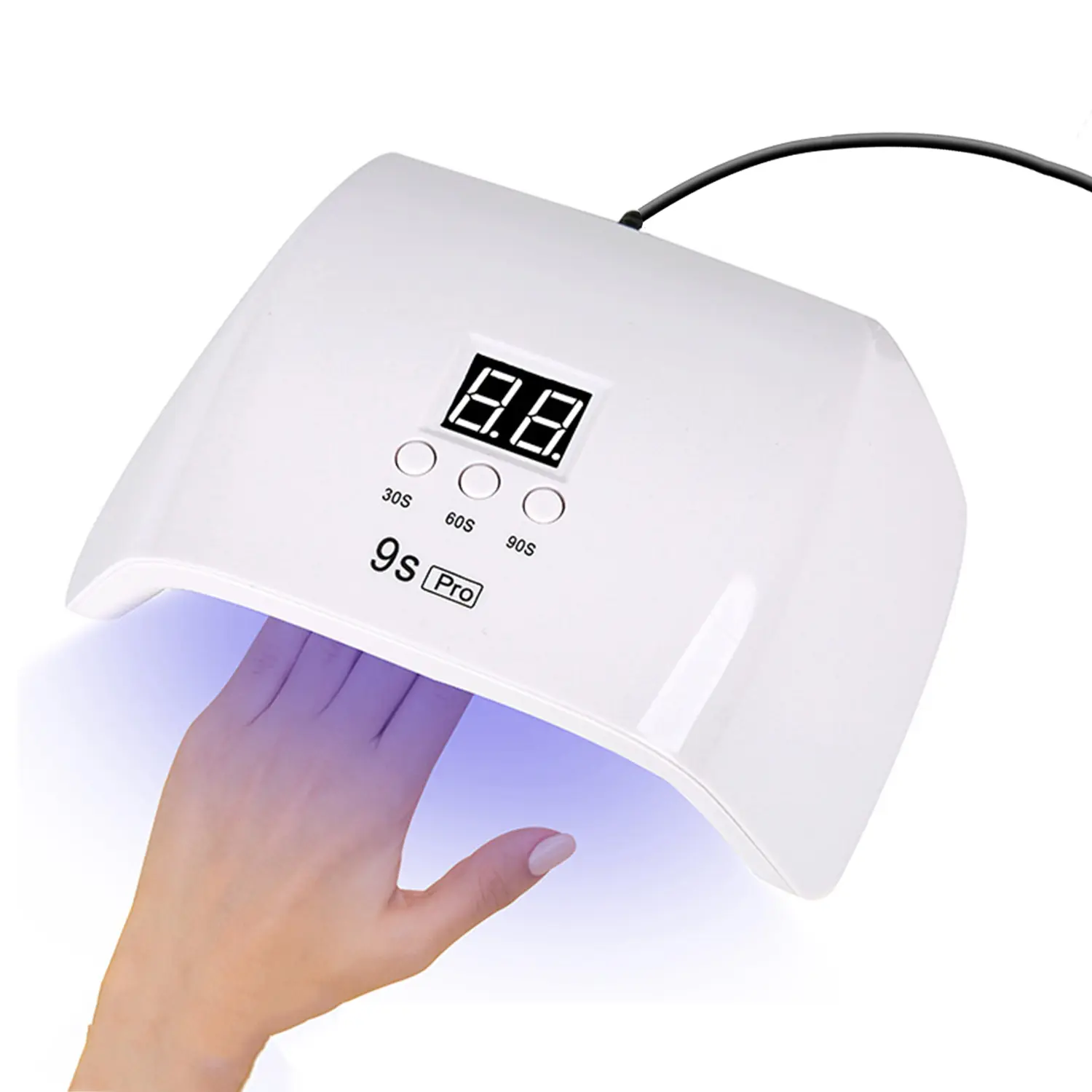 Cutics UV Nail Lamp for Gel Nails Professional Fast Curing Light with 3 Timer Settings Auto Sensor LED Smart Technology for Gel Polish