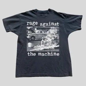 Rage Against the Machine Tee, Vintage Rock Graphic Shirt, Retro Y2K Band Tee, Unisex Style