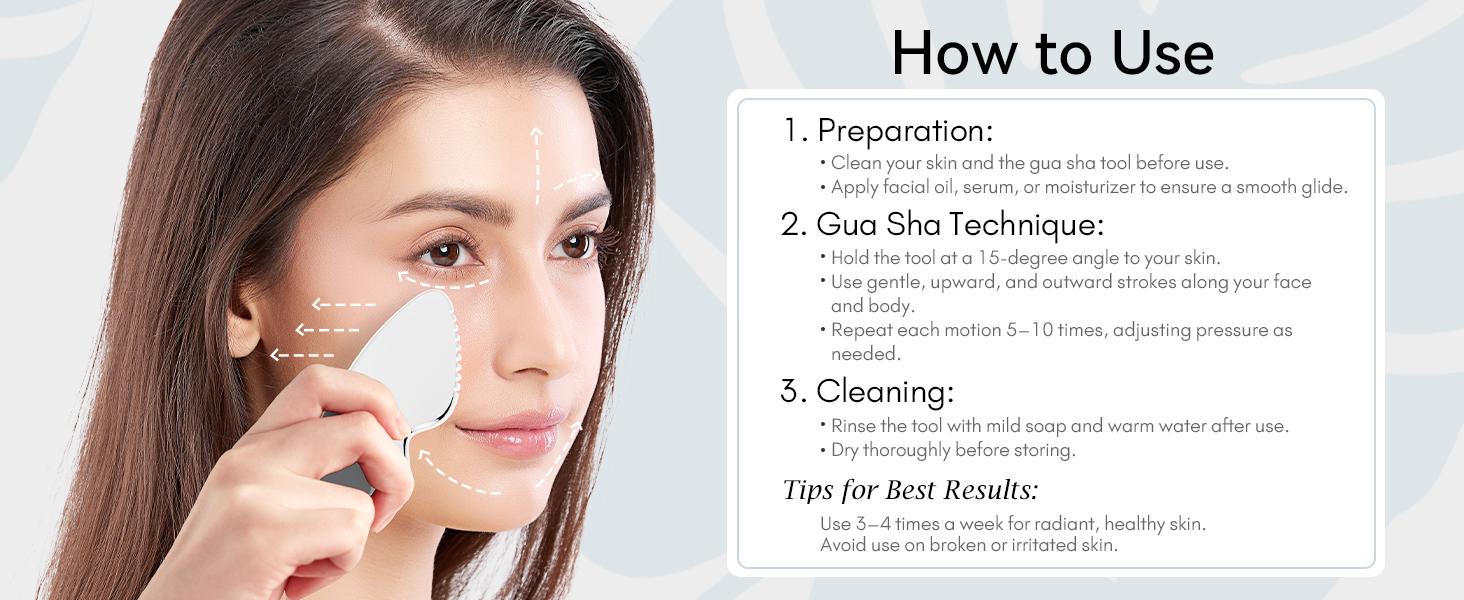 Gua Sha Facial Tool for Face and Body, Premium Metal Scraping Massage Tool for Lymphatic Drainage & Skin Rejuvenation, Stainless Steel Guasha Tool for Puffiness Relief, Facial Contouring & Relaxation, Amazon's Choice Gua Sha Facial Tool for Face and Body, Premium Metal Scraping Massage Tool for Lymphatic Drainage & Skin Rejuvenation, Stainless Steel Guasha Tool for Puffiness Relief, Facial Contouring & Relaxation, Amazon's Choice