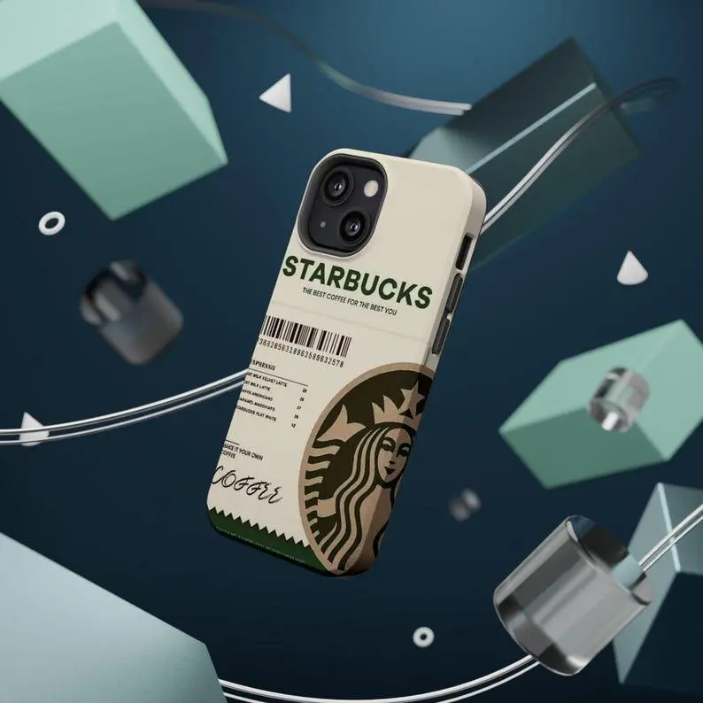 Starbucks drinks Magnetic phone case, Free Gift & Wipes, Tough Case for  iPhone 16 15 14 13 12 11 Pro Max Plus & more - TikTok Shop