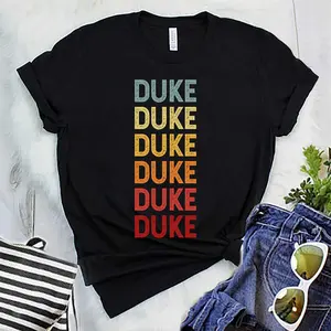 Duke Name Personalized Vintage Retro Birthday T-Shirt_1