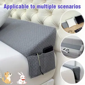 Headboard cushion - Bed gap filler pillow, headboard cushion, fills the gap between the headboard and the mattress or wall, used as a backrest pillow for sleeping