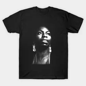 Nina Simone Classic T-shirt, Nina Simone Unisex T-shirt, nina simone nina simone nina simone Tees, simone, nina, Cotton, Casual, Fashion, Menswear, Retro, Streetwear, Top, Vintage, Classic, Stylish, Basic, Fantastic, Gift For Her