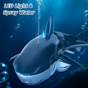 Remote Control Shark Toys for Pool, Pool Toys for Kids , 1:18 Scale High Simulation Remote Control Boat RC Water Toy, Outdoor Bath Swimming Shark Games Toys for Kids