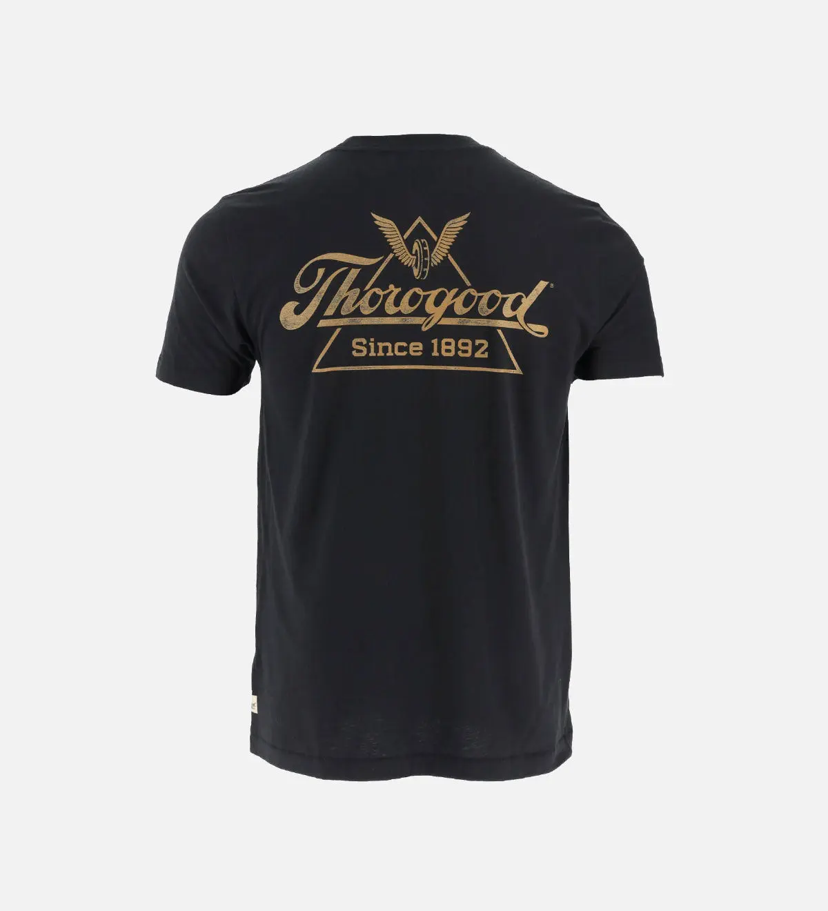 Thorogood Men's Vintage Logo Menswear T-Shirt - 100% Pre-Shrunk Cotton Jersey, Casual Short-Sleeve Round Neck, Tagless Neck, Solid Colors, 3XL, Cold Wash Only, Do Not Dry Clean Classic Top
