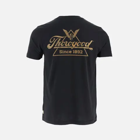 Thorogood Men's Vintage Short Sleeve T-Shirt - 100% Pre-Shrunk Cotton Jersey, Polyester-Blend Note, Tagless Neck, Solid Colors, 3XL, Cold Wash Only, Non-Dry-Clean All-Seasons Casual Menswear Top