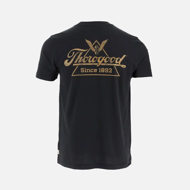 Thorogood Men's Vintage Short Sleeve T-Shirt - 100% Pre-Shrunk Cotton Jersey, Polyester-Blend Note, Tagless Neck, Solid Colors, 3XL, Cold Wash Only, Non-Dry-Clean All-Seasons Casual Menswear Top