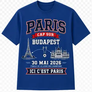 Paris Saint Champions 2026 Graphic T-Shirt, Paris Football Fan Shirt, Soccer Champions Tee, Paris Supporters Gift, Gildan Unisex T-Shirt