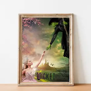 [Sale Off Up To 50%] [Unframe] Wicked Printable Poster, Movie Fan Gift, Wall Art, Home Decor Print, Dorm Room Decor