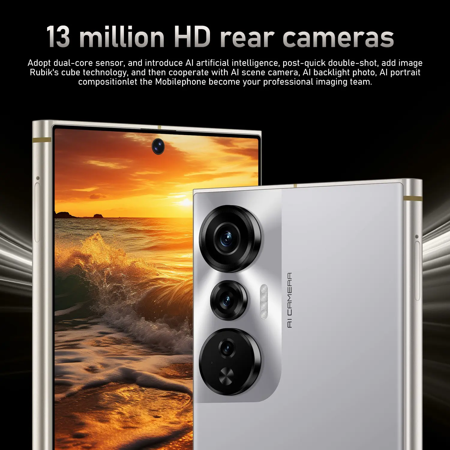C25 Ultra Smartphone 4GB RAM 64GB ROM, 50mp + 13mp Cameras