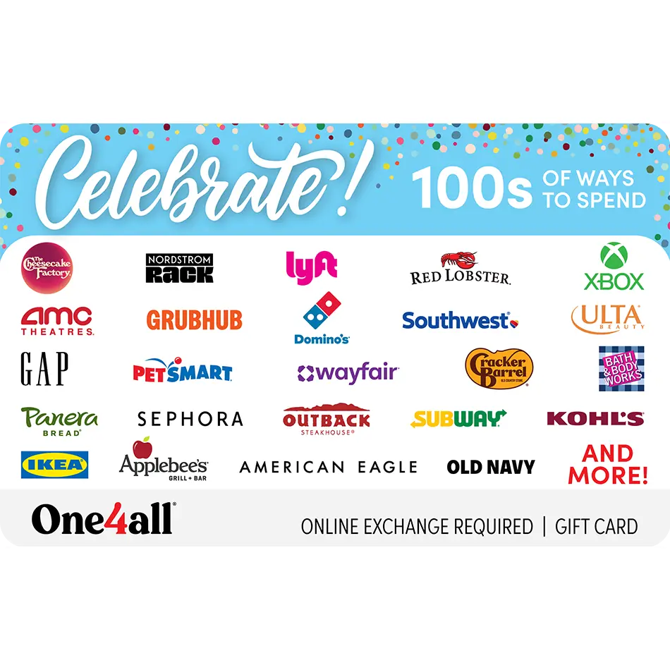 One4all Ultimate Celebrate eGift Card | Shop 100+ Brands, One Card