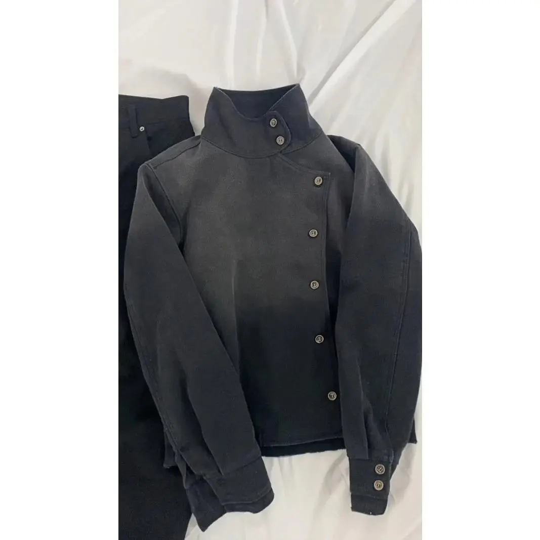 Vintage Fencing Denim Jacket - UNISEX - TikTok Shop