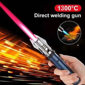 1300°C High, Kitchen Igniter, 2025 New, Butane Lighter, Refillable, with Adjustable Flame - Durable Metal, Great for BBQ, Baking, Crafts and Outdoor Use - Birthday Gift, (Shipping does not include fuel/need to bring your own butane cylinder)