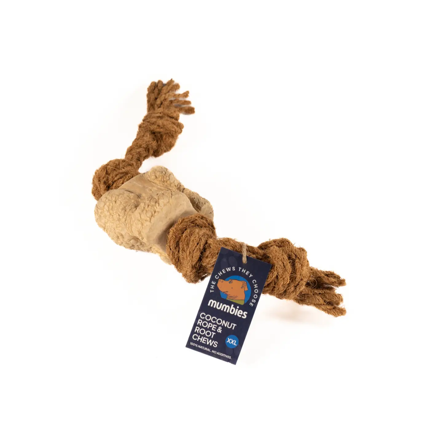 Mumbies Coconut Rope & Root Chew for Dogs