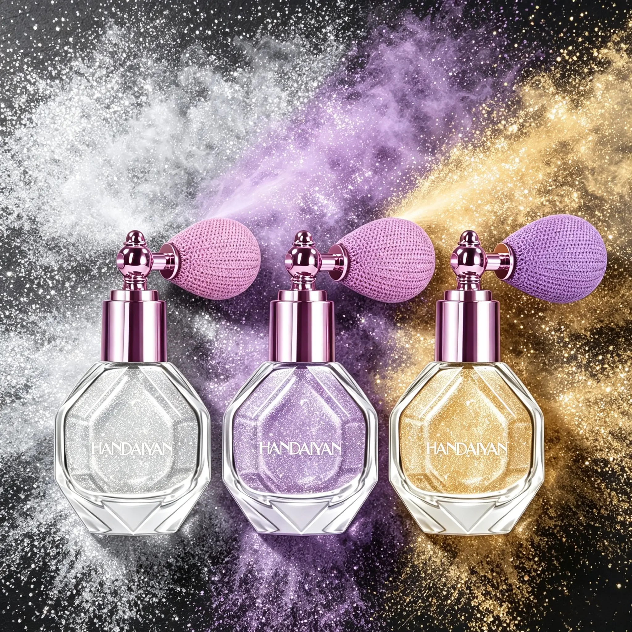 Highlighter Powder Spray Magic Shimmer - ForBody, Hair, Face, Lips - Sparkle GlitterHighlighter Makeup Powder - Lightweight -Long Lasting or Women Halloween Party orDaily Wear,sunscreen