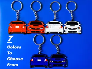 Keychain For Subaru WRX STi Stinkeye DOUBLE-Sided JDM Keyring Cool & Unique Gifts For Car Enthusiasts, Car Guys, Boyfriend, Him, Her, Dad, Mom