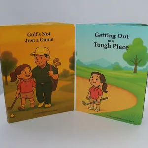 2 Book Bundle: "Golf's Not Just a Game" and "Getting Out of a Tough Place" children's board books