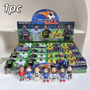 1pc Football Series Blind Box, Capsule Shape Desktop Ornament, Surprise Gift Collection Figure Blind Box, Party Filler, Valentine's Day, Easter Gifts