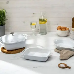 Staub Ceramic 4-Piece Mixed Baking Dish Set