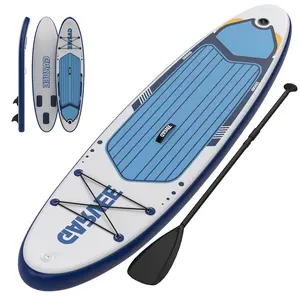 GAOMON Inflatable Paddle Board for Adults, 10.6 ft Stand Up Paddle Board with Premium Accessories, Non-Slip EVA Deck, Ultra-Light Carry Bag Pump, SUP for Youth & Adults of All Skill Levels,Blue