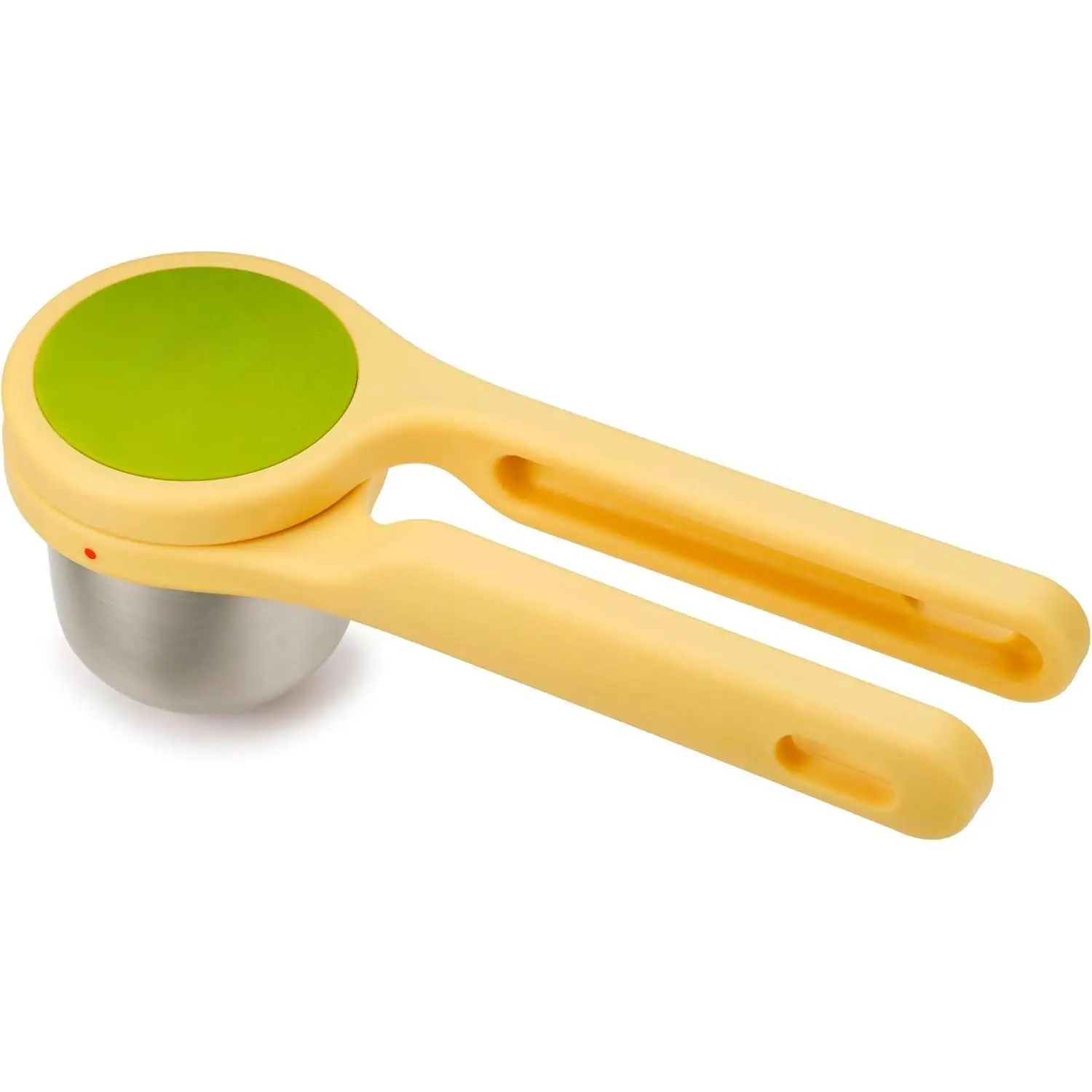 Joseph Helix Citrus Press Juicer  Ergonomic Twist action hand press lemon/lime squeezer BPA free - Yellow
