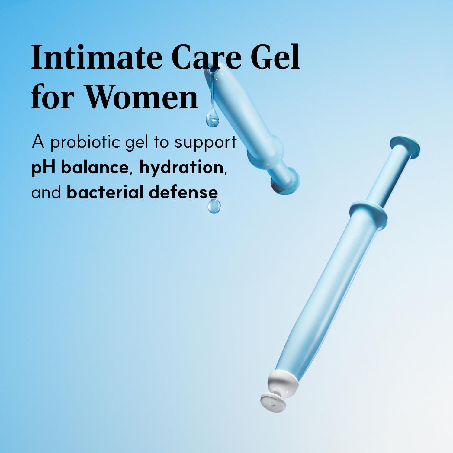 Probiotic Gel for Women, Intimate Feminine Care Gel, Balances pH, Soothes Discomfort, Gentle Daily Private Part Moisturizing & Cleansing Care