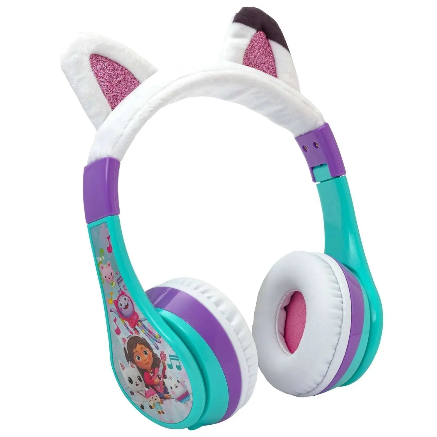 Gabbys Dollhouse Wireless Headphones for Girls, Ideal for Any Gabby Halloween Costume