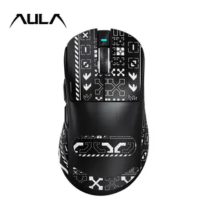 AULA SC610 wireless mouse, lightweight design, magnetic charging base, 1000Hz rate of return, compatible with notebook /PC devices, plug and play, e-sports games available in daily office, Ergonomic Computer Mouse, Computer Gaming Mouse