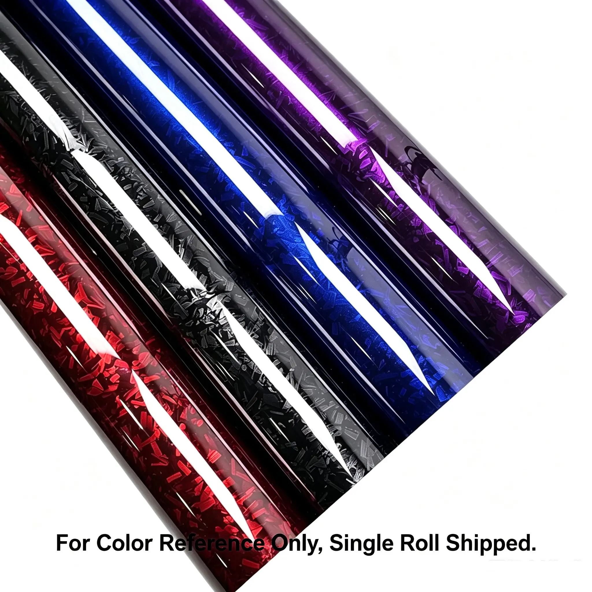 Premium PET Glossy Multiple Colors Carbon Fiber Vinyl Wrap Film Self Adhesive Car Motorcycle DIY Sticker Decal With Air Release Car Decals Car Wraps Automotive Decals Decal For Cars