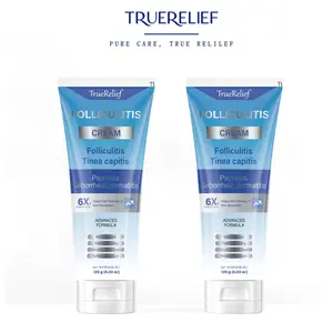 TrueRelief Folliculitis Care Cream – Botanical Moisturizing Formula with Sophora Flavescens & Herbal Extracts – Fast-Absorbing Skin Care for Scalp, Face & Body, 120g