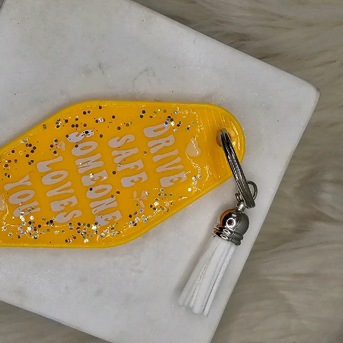 Motel personalized keychain